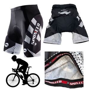 sponeed Men's Cycling Shorts Padded Bicycle Riding Pants M Biking Cycle Wear